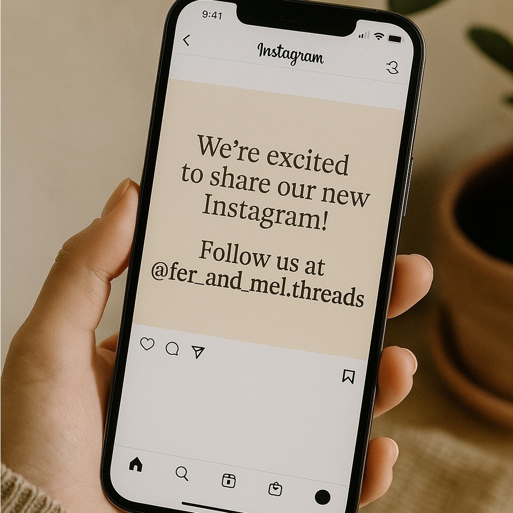 Come Say Hi on Our New Insta!